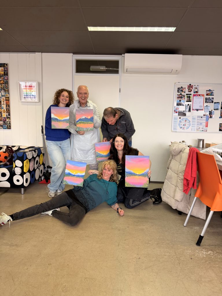 Schilderen in het Dobbyhuis